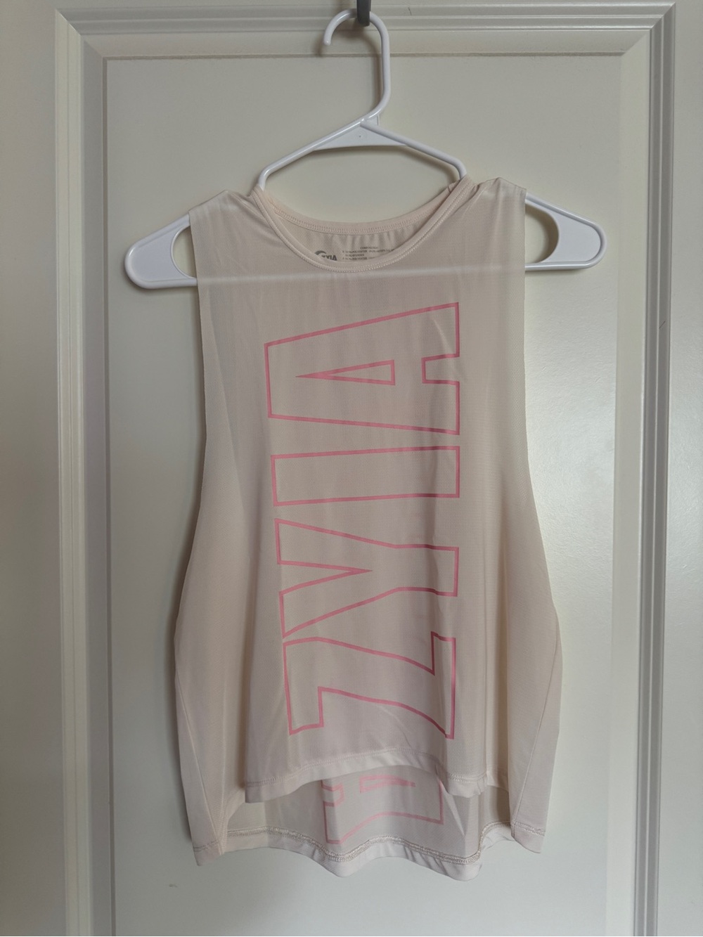 ZYIA Active Pink Graphic Muscle Tank Top Size XS